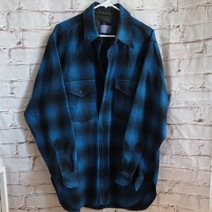 Blue Plaid Men's Jacket